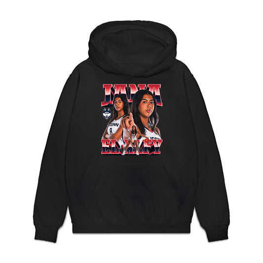 UConn - NCAA Women's Basketball : Jana El Alfy - Premium Hooded Sweatshirt-0