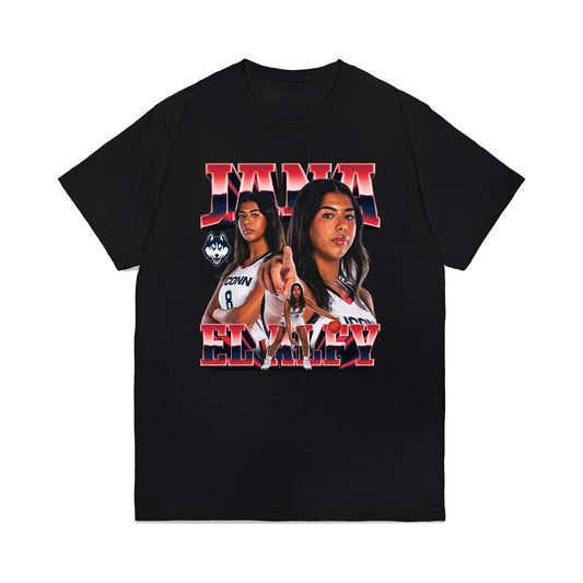 UConn - NCAA Women's Basketball : Jana El Alfy - Premium T-Shirt-0