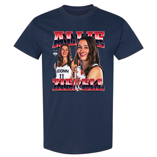 UConn - NCAA Women's Basketball : Allie Ziebell - T-Shirt-0