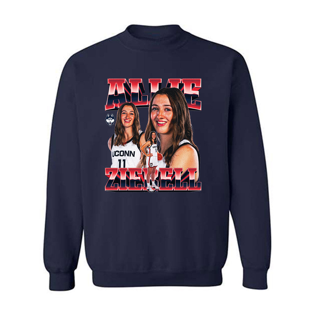 UConn - NCAA Women's Basketball : Allie Ziebell - Crewneck Sweatshirt-0