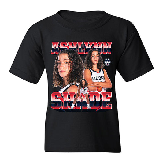 UConn - NCAA Women's Basketball : Ashlynn Shade - Collage Youth T-Shirt-0