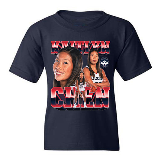 UConn - NCAA Women's Basketball : Kaitlyn Chen - Youth T-Shirt-0