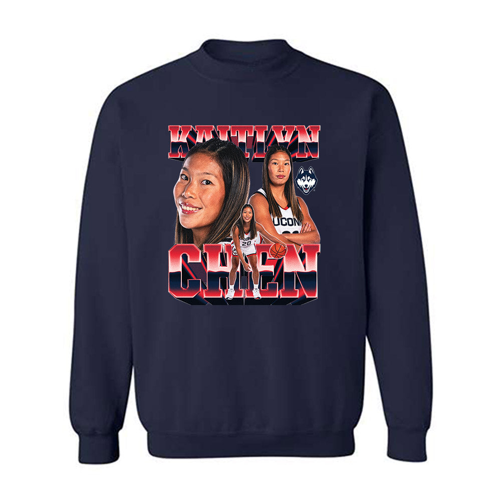 UConn - NCAA Women's Basketball : Kaitlyn Chen - Crewneck Sweatshirt-0