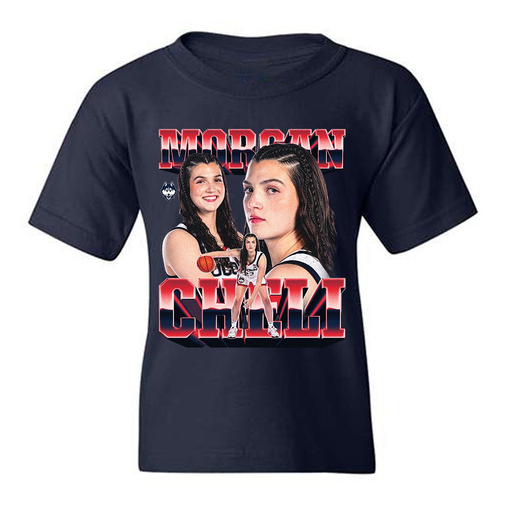 UConn - NCAA Women's Basketball : Morgan Cheli - Youth T-Shirt-0