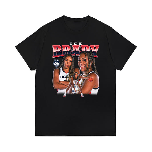 UConn - NCAA Women's Basketball : Ice Brady - Collage Premium T-Shirt-0