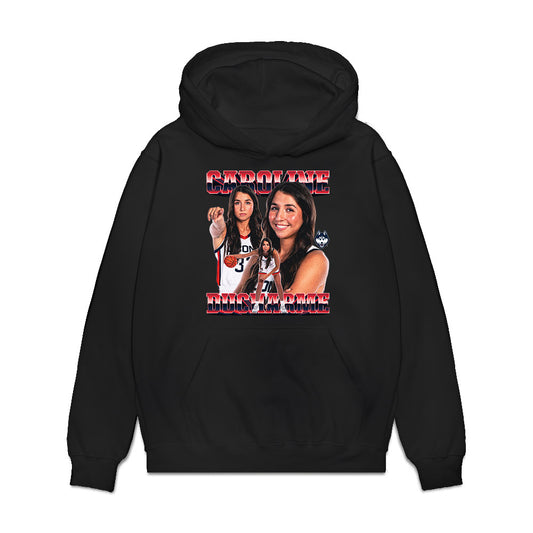 UConn - NCAA Women's Basketball : Caroline Ducharme - Collage Premium Hooded Sweatshirt-0