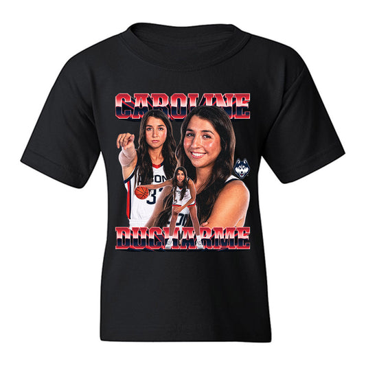 UConn - NCAA Women's Basketball : Caroline Ducharme - Collage Youth T-Shirt-0