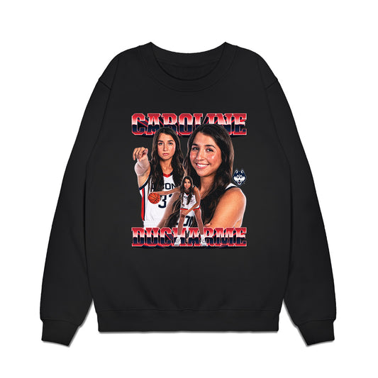UConn - NCAA Women's Basketball : Caroline Ducharme - Collage Premium Crewneck Sweatshirt-0