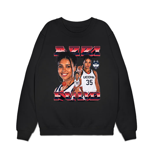 UConn - NCAA Women's Basketball : Azzi Fudd - Player Collage Premium Crewneck Sweatshirt-0