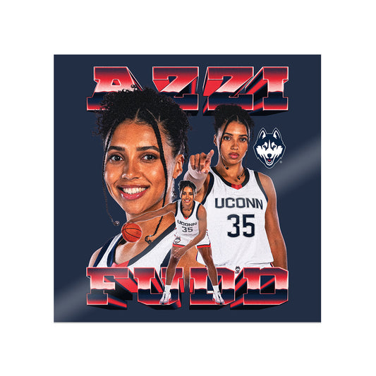 UConn - NCAA Women's Basketball : Azzi Fudd - Player Collage Sticker-0