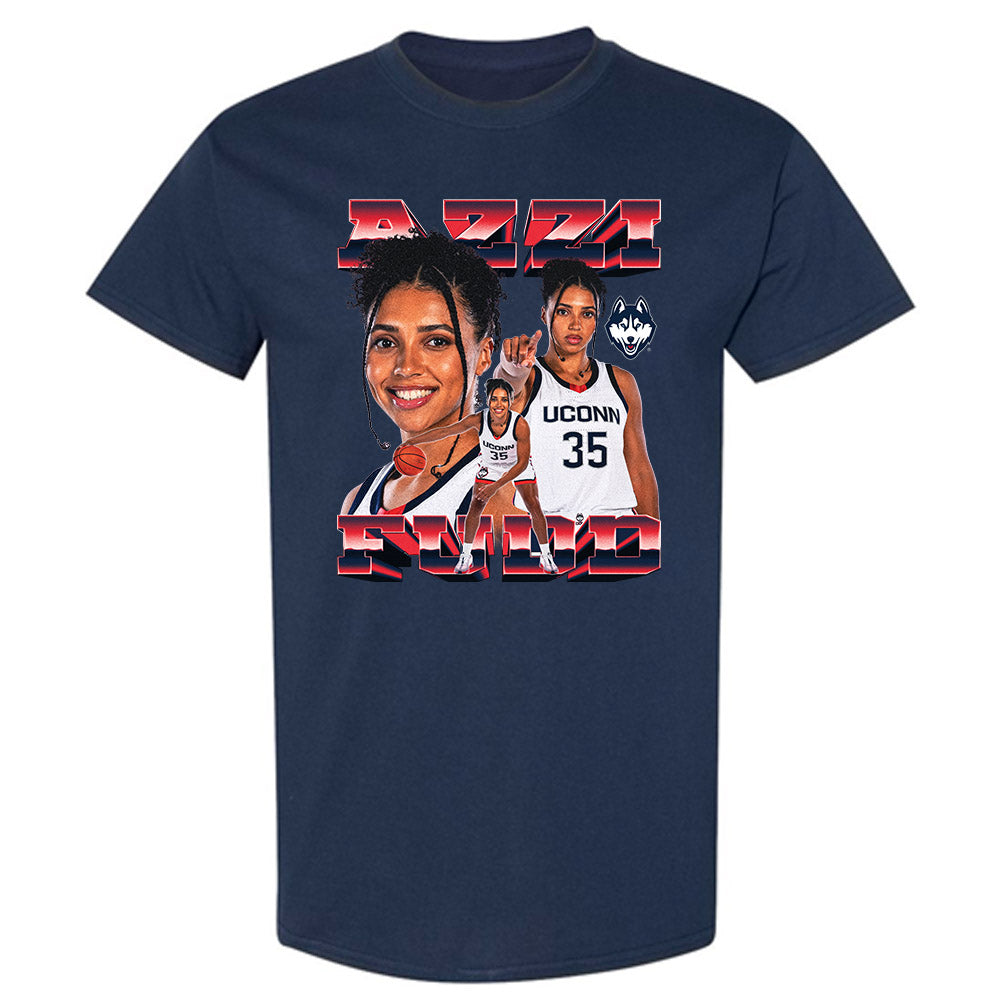 UConn - NCAA Women's Basketball : Azzi Fudd - T-Shirt-0