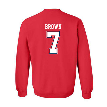 Utah Tech - NCAA Football : Taliq Brown - Classic Shersey Crewneck Sweatshirt-1