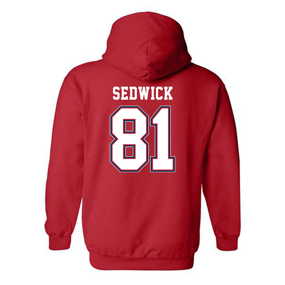 Utah Tech - NCAA Football : Davyn Sedwick - Classic Shersey Hooded Sweatshirt-1