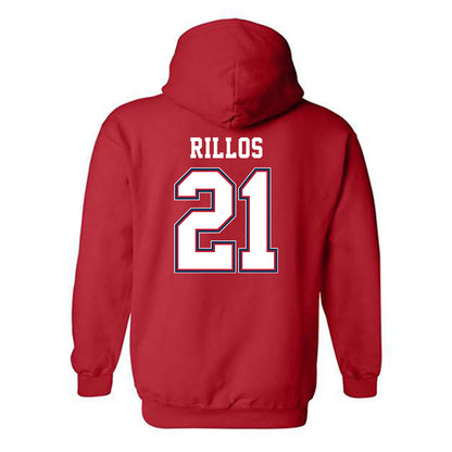 Utah Tech - NCAA Football : Josh Rillos - Classic Shersey Hooded Sweatshirt-1