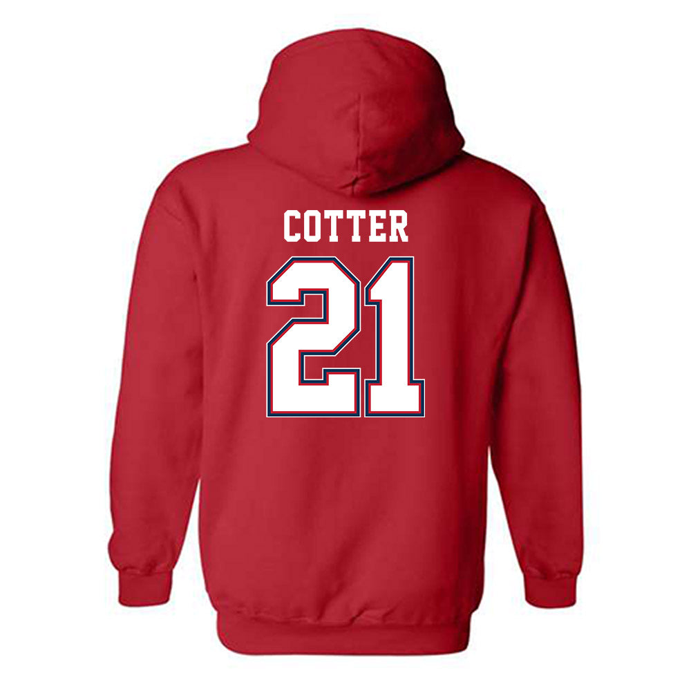Utah Tech - NCAA Women's Soccer : Ella Cotter - Classic Shersey Hooded Sweatshirt-1