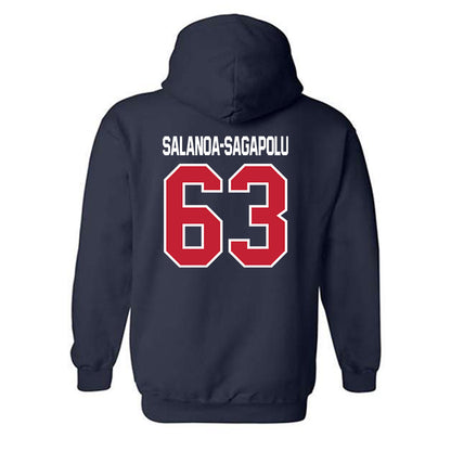 Utah Tech - NCAA Football : Fasitootai Salanoa-Sagapolu - Classic Shersey Hooded Sweatshirt-1