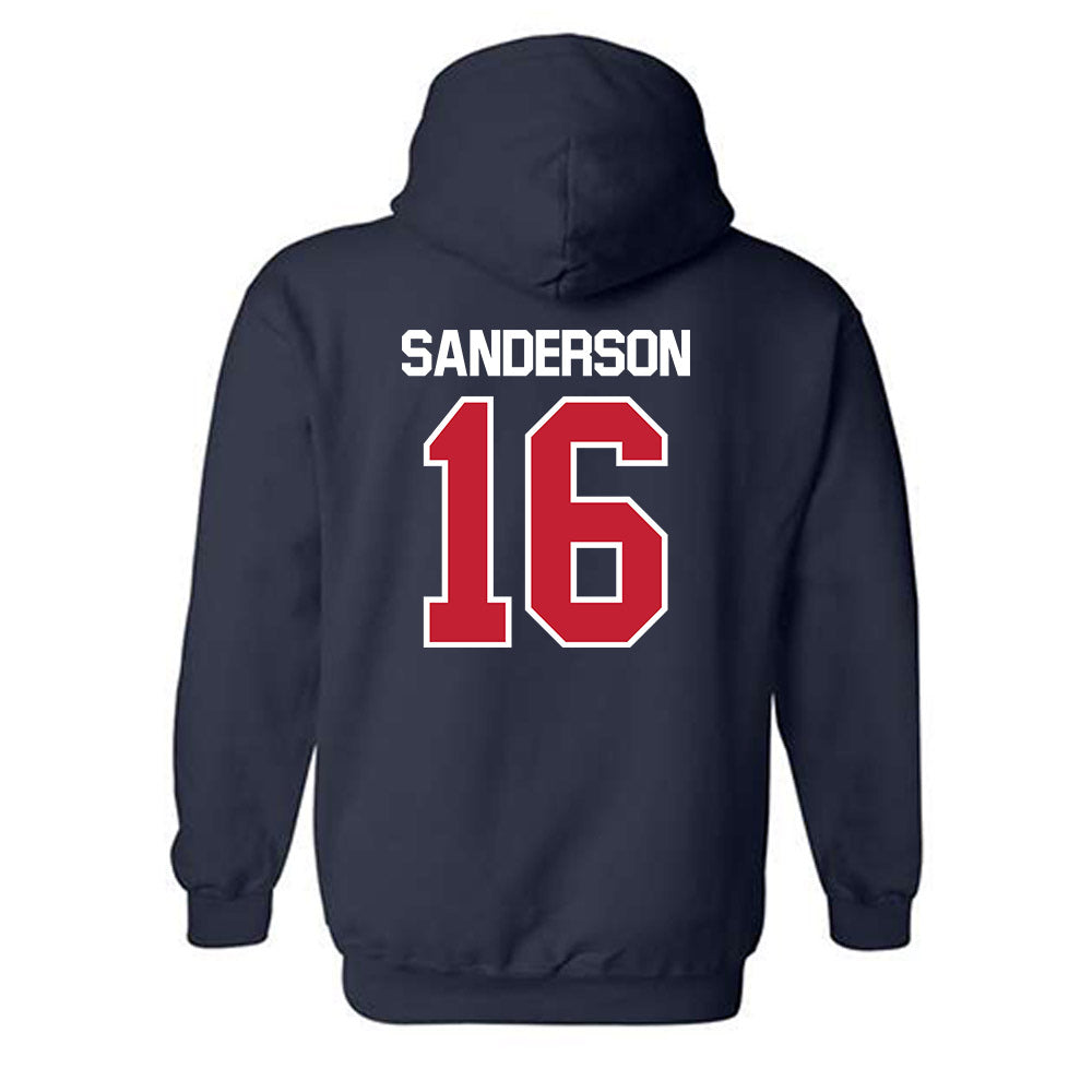 Utah Tech - NCAA Softball : Summer Sanderson - Classic Shersey Hooded Sweatshirt-1