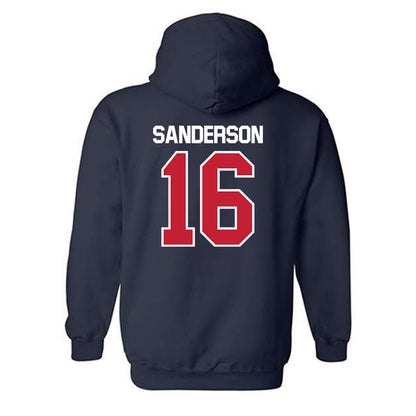 Utah Tech - NCAA Softball : Summer Sanderson - Classic Shersey Hooded Sweatshirt-1