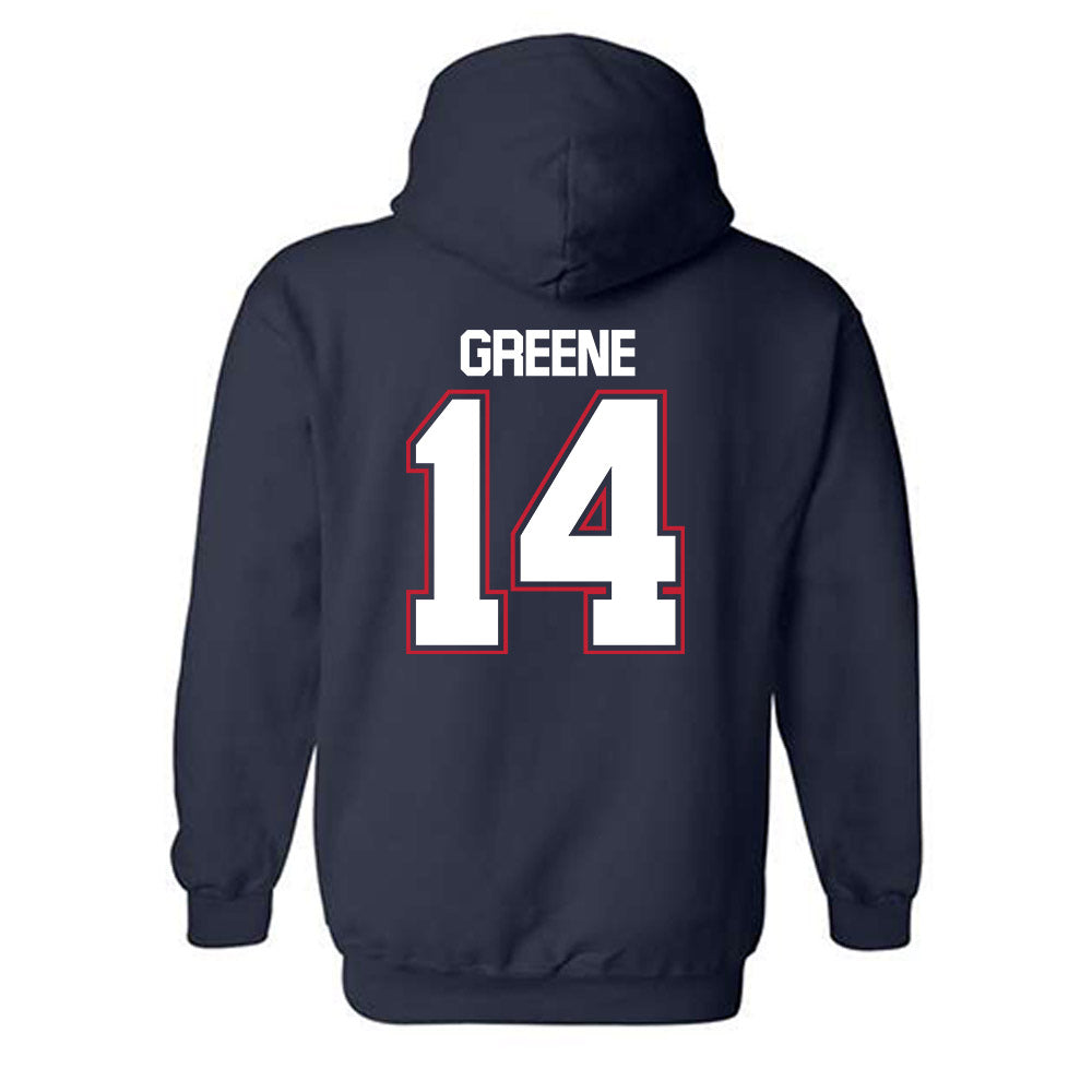 Utah Tech - NCAA Football : Will Greene - Classic Shersey Hooded Sweatshirt-1