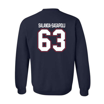 Utah Tech - NCAA Football : Fasitootai Salanoa-Sagapolu - Classic Shersey Crewneck Sweatshirt-3