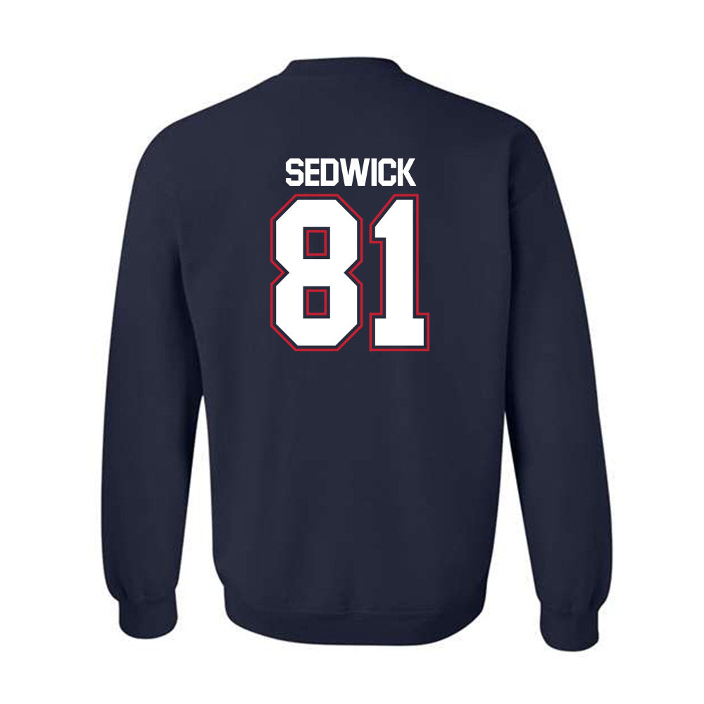 Utah Tech - NCAA Football : Davyn Sedwick - Classic Shersey Crewneck Sweatshirt-2