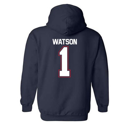 Utah Tech - NCAA Women's Volleyball : Kaleinani Watson - Classic Shersey Hooded Sweatshirt-1