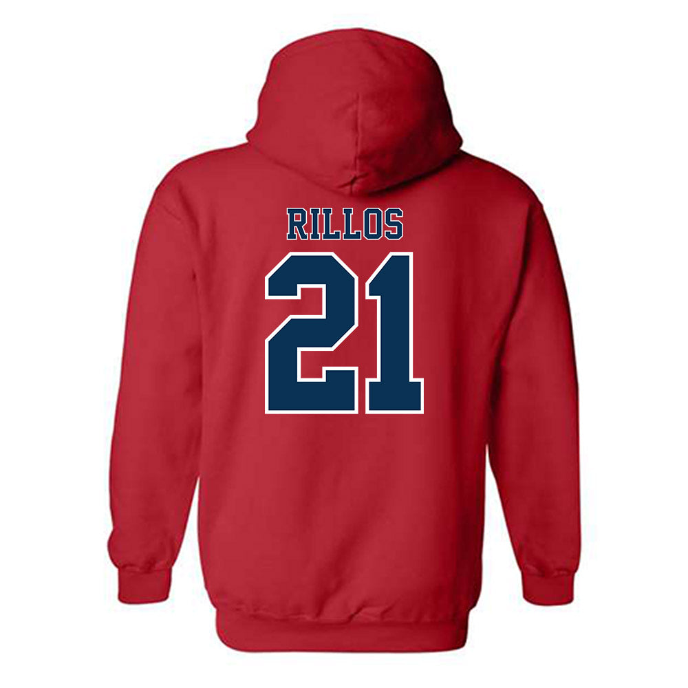 Utah Tech - NCAA Football : Josh Rillos - Classic Shersey Hooded Sweatshirt-1