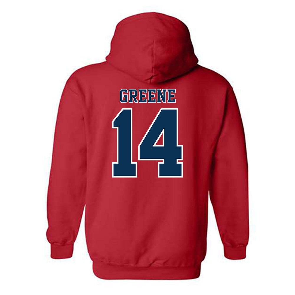 Utah Tech - NCAA Football : Will Greene - Classic Shersey Hooded Sweatshirt-1