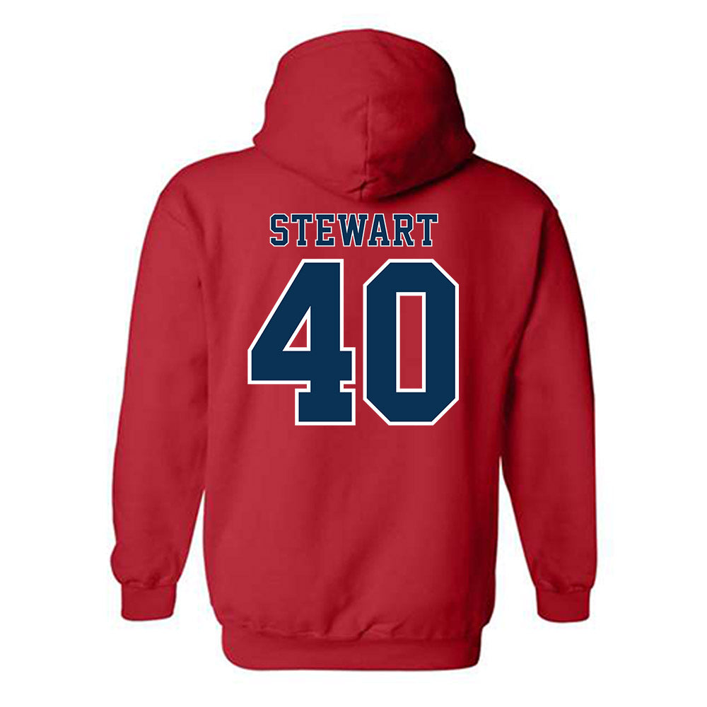 Utah Tech - NCAA Baseball : Finnegan Stewart - Classic Shersey Hooded Sweatshirt-1