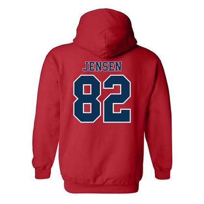 Utah Tech - NCAA Football : Mason Jensen - Classic Shersey Hooded Sweatshirt-1