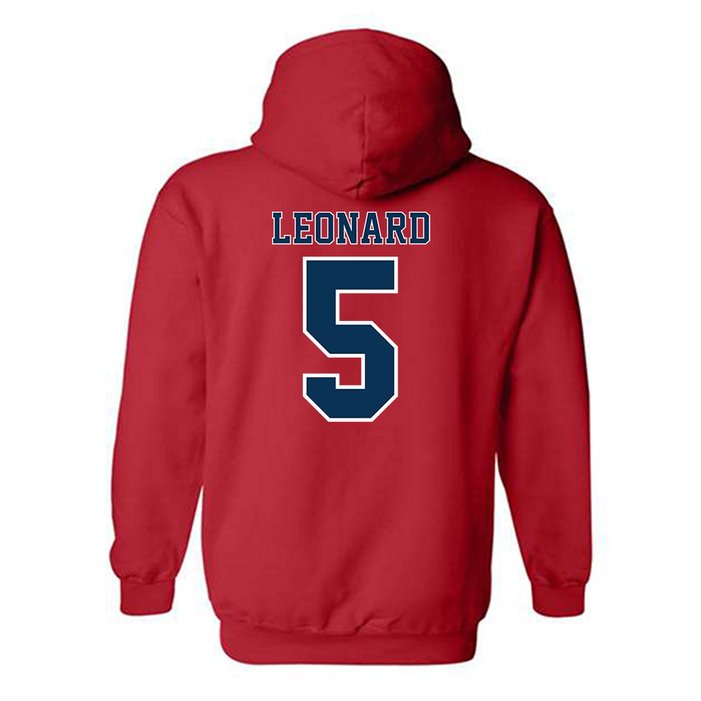 Utah Tech - NCAA Women's Soccer : olivia Leonard - Classic Shersey Hooded Sweatshirt-1