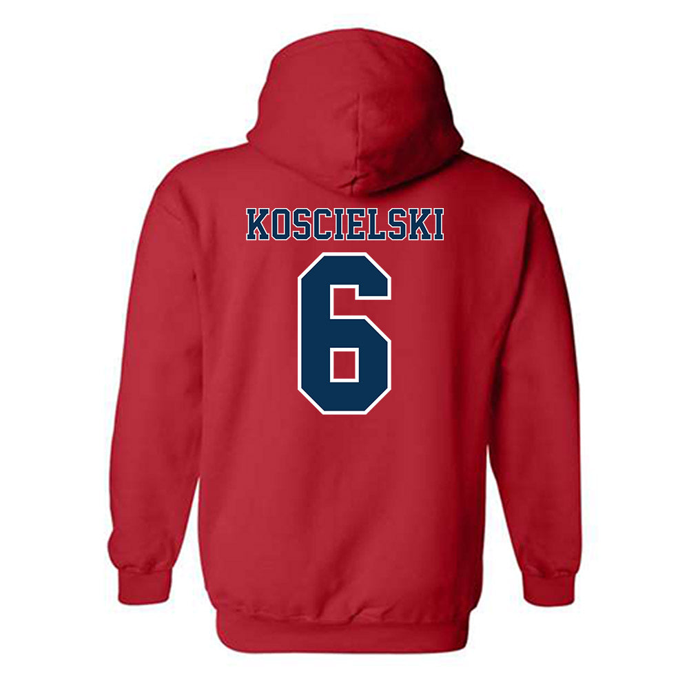 Utah Tech - NCAA Women's Soccer : Breanna Koscielski - Classic Shersey Hooded Sweatshirt-1