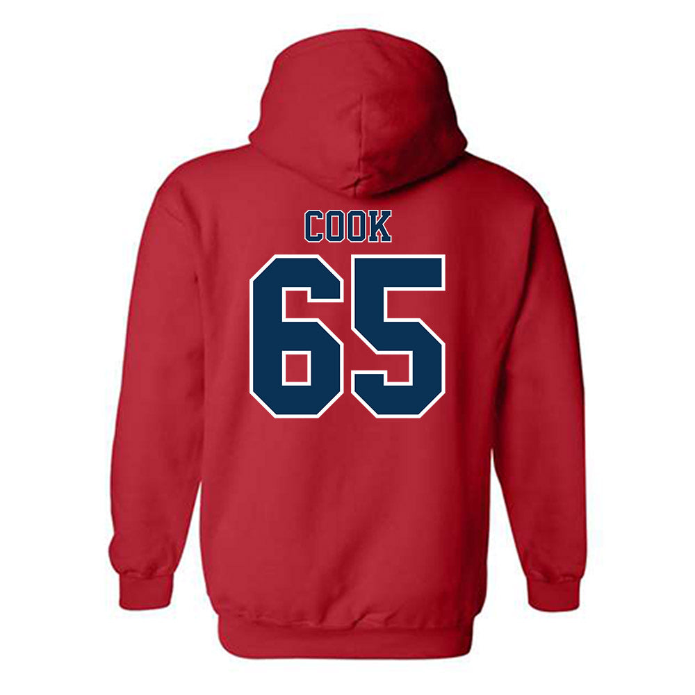 Utah Tech - NCAA Football : Zayden Cook - Classic Shersey Hooded Sweatshirt-1