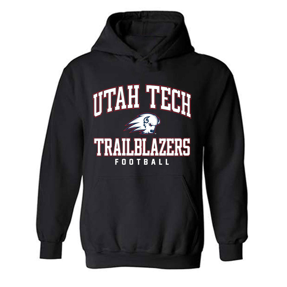Utah Tech - NCAA Football : Fasitootai Salanoa-Sagapolu - Classic Shersey Hooded Sweatshirt-0