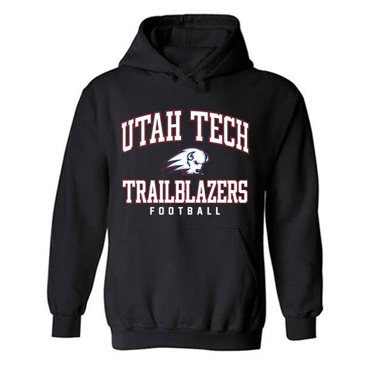 Utah Tech - NCAA Football : Shamar Garrett - Classic Shersey Hooded Sweatshirt-0