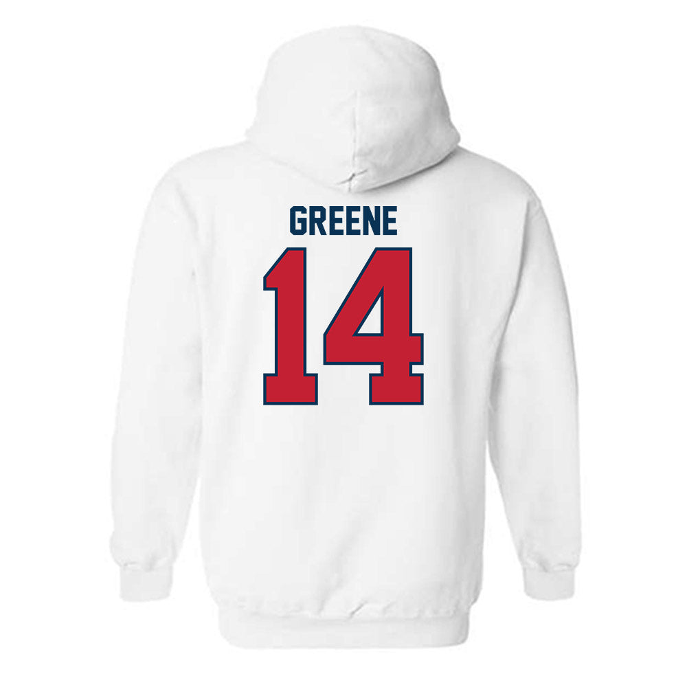 Utah Tech - NCAA Football : Will Greene - Classic Shersey Hooded Sweatshirt-1