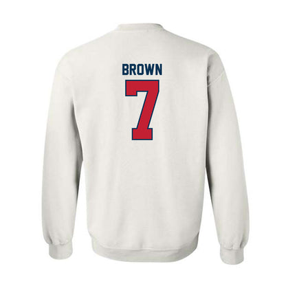 Utah Tech - NCAA Football : Taliq Brown - Classic Shersey Crewneck Sweatshirt-1