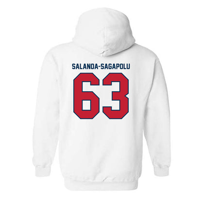 Utah Tech - NCAA Football : Fasitootai Salanoa-Sagapolu - Classic Shersey Hooded Sweatshirt-1