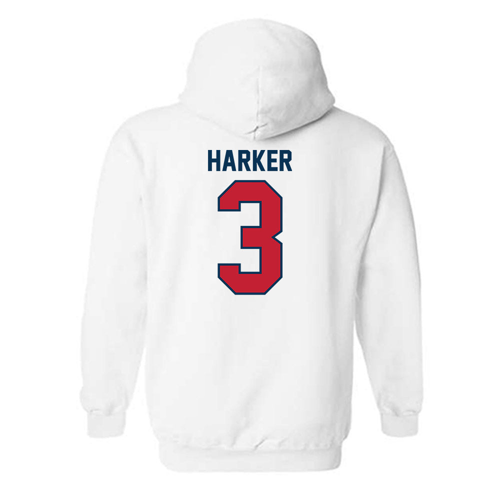 Utah Tech - NCAA Men's Basketball : Boston Harker - Classic Shersey Hooded Sweatshirt-1