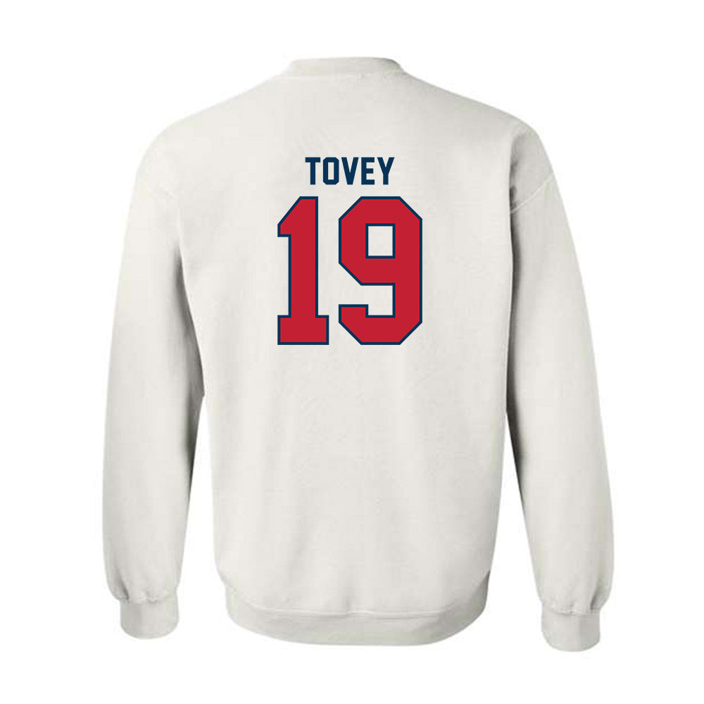Utah Tech - NCAA Football : Moananuiahiva Tovey - Classic Shersey Crewneck Sweatshirt-1