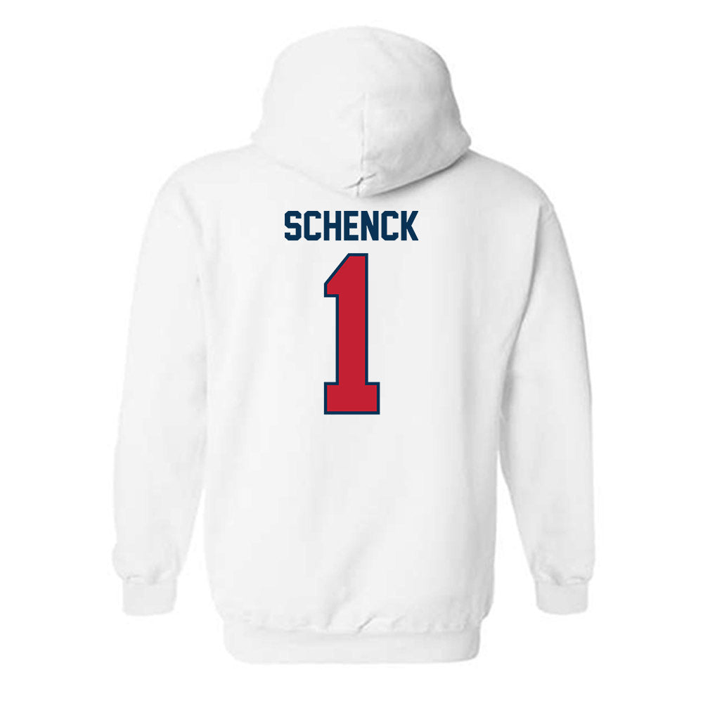 Utah Tech - NCAA Men's Basketball : Hunter Schenck - Classic Shersey Hooded Sweatshirt-1