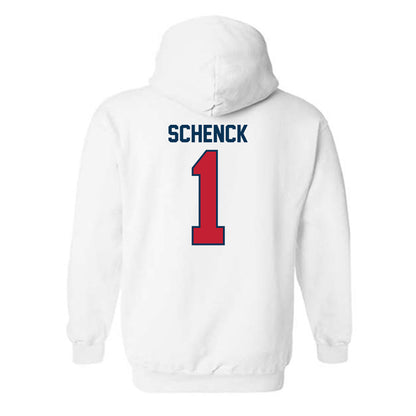 Utah Tech - NCAA Men's Basketball : Hunter Schenck - Classic Shersey Hooded Sweatshirt-1