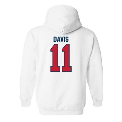 Utah Tech - NCAA Men's Basketball : Tanner Davis - Classic Shersey Hooded Sweatshirt-1