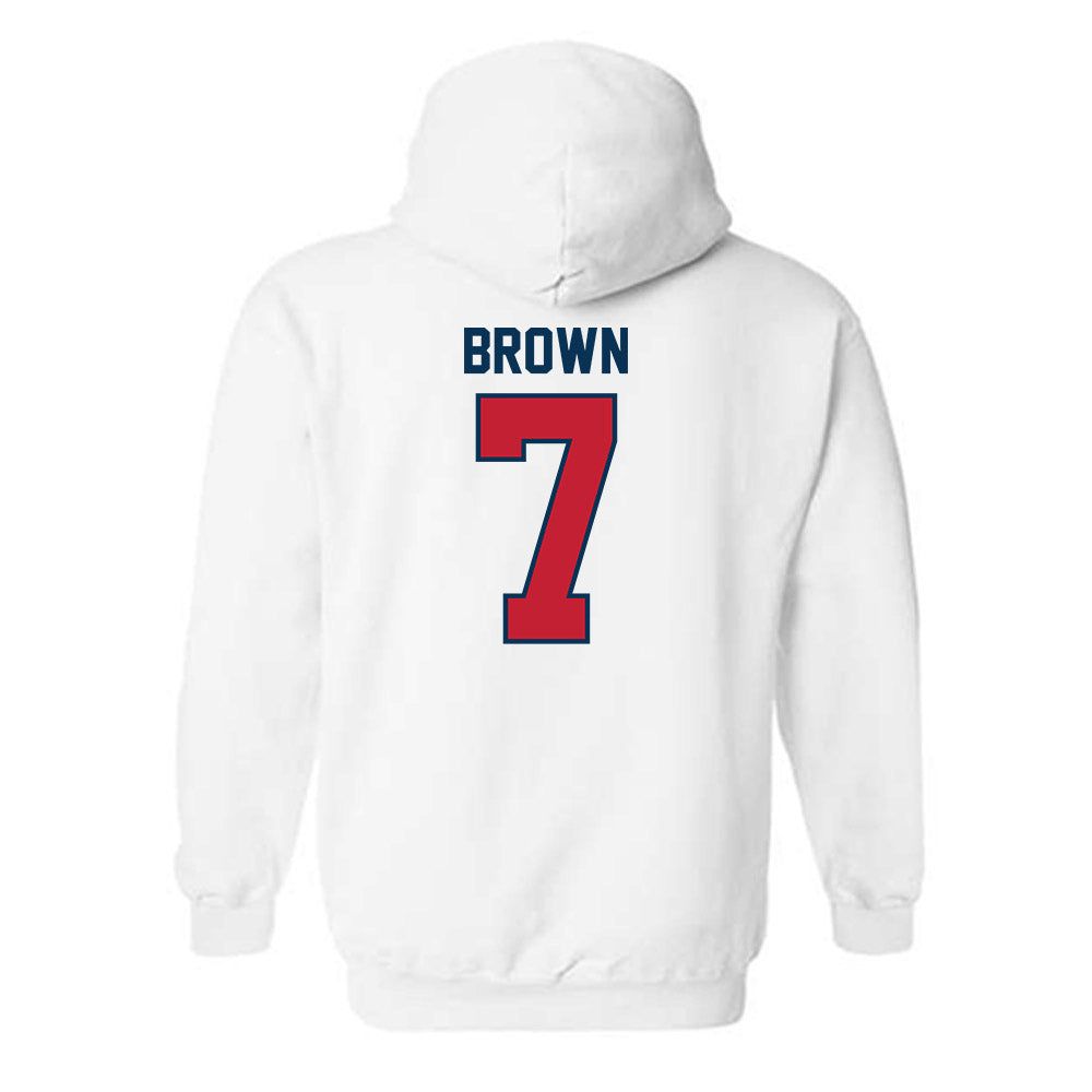 Utah Tech - NCAA Football : Taliq Brown - Classic Shersey Hooded Sweatshirt-1