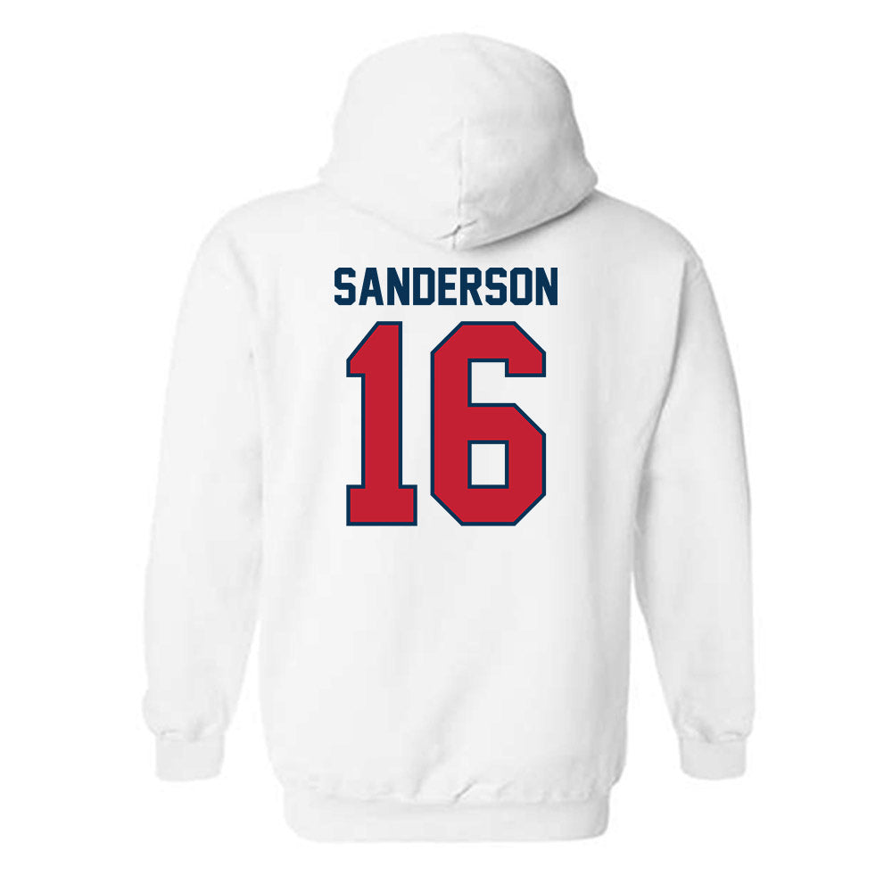 Utah Tech - NCAA Softball : Summer Sanderson - Classic Shersey Hooded Sweatshirt-1