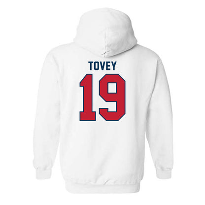 Utah Tech - NCAA Football : Moananuiahiva Tovey - Classic Shersey Hooded Sweatshirt-1