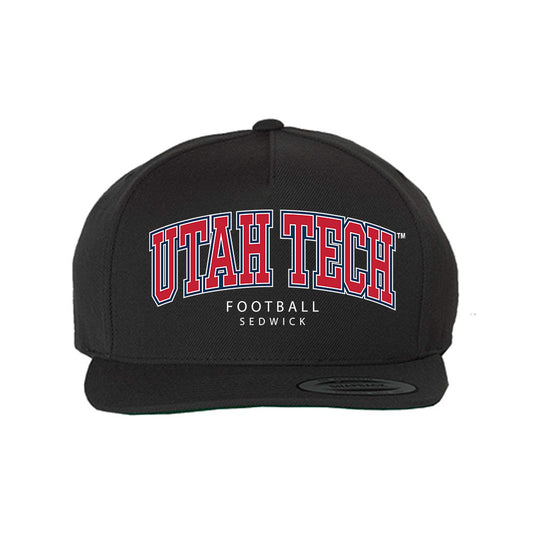 Utah Tech - NCAA Football : Davyn Sedwick - Snapback Hat-0