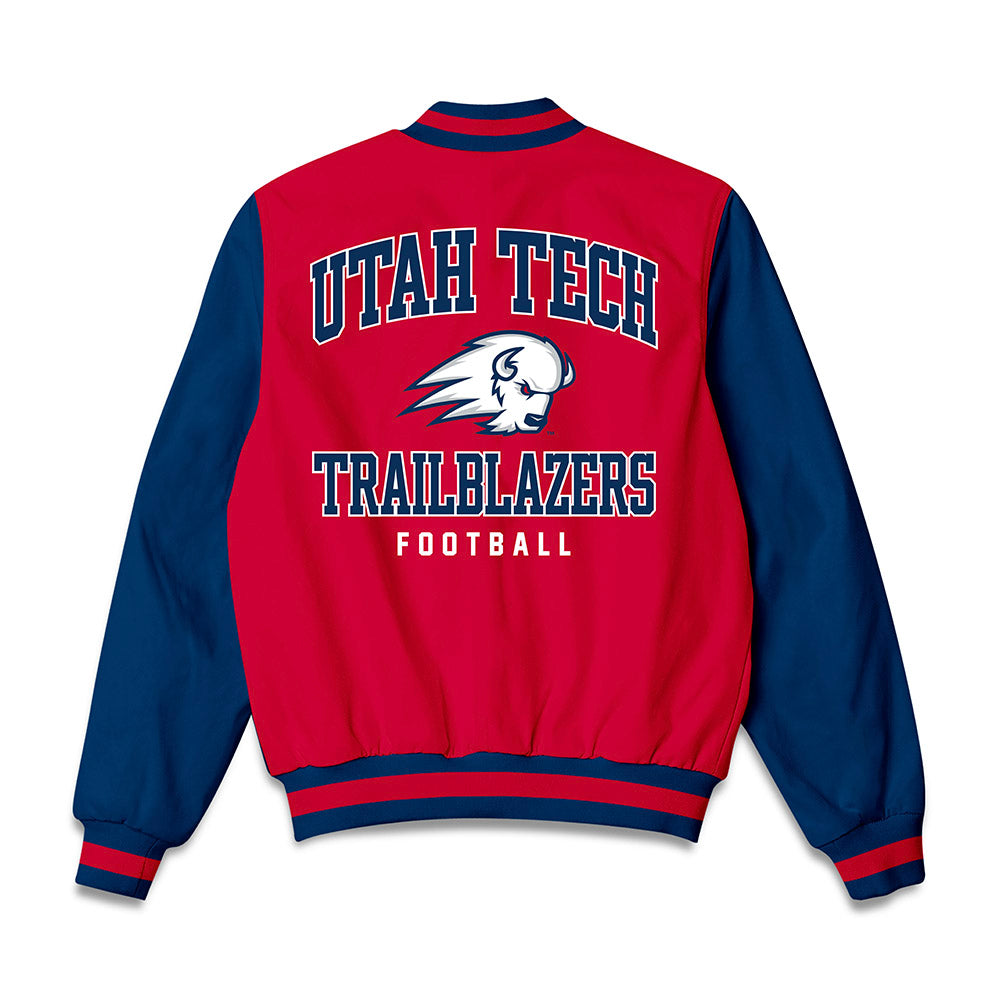 Utah Tech - NCAA Football : Fasitootai Salanoa-Sagapolu - Bomber Jacket-1