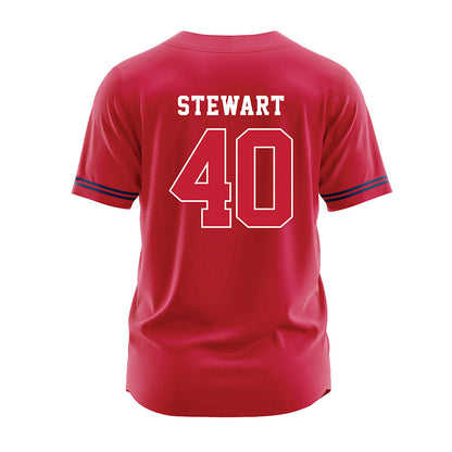 Utah Tech - NCAA Baseball : Finnegan Stewart - Red Jersey-1