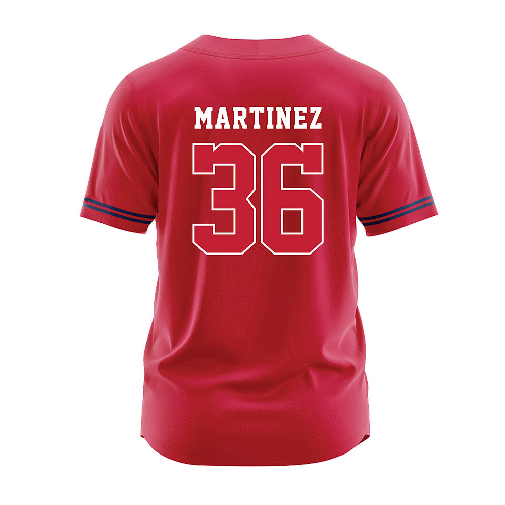Utah Tech - NCAA Baseball : Bryan Martinez - Red Jersey-1